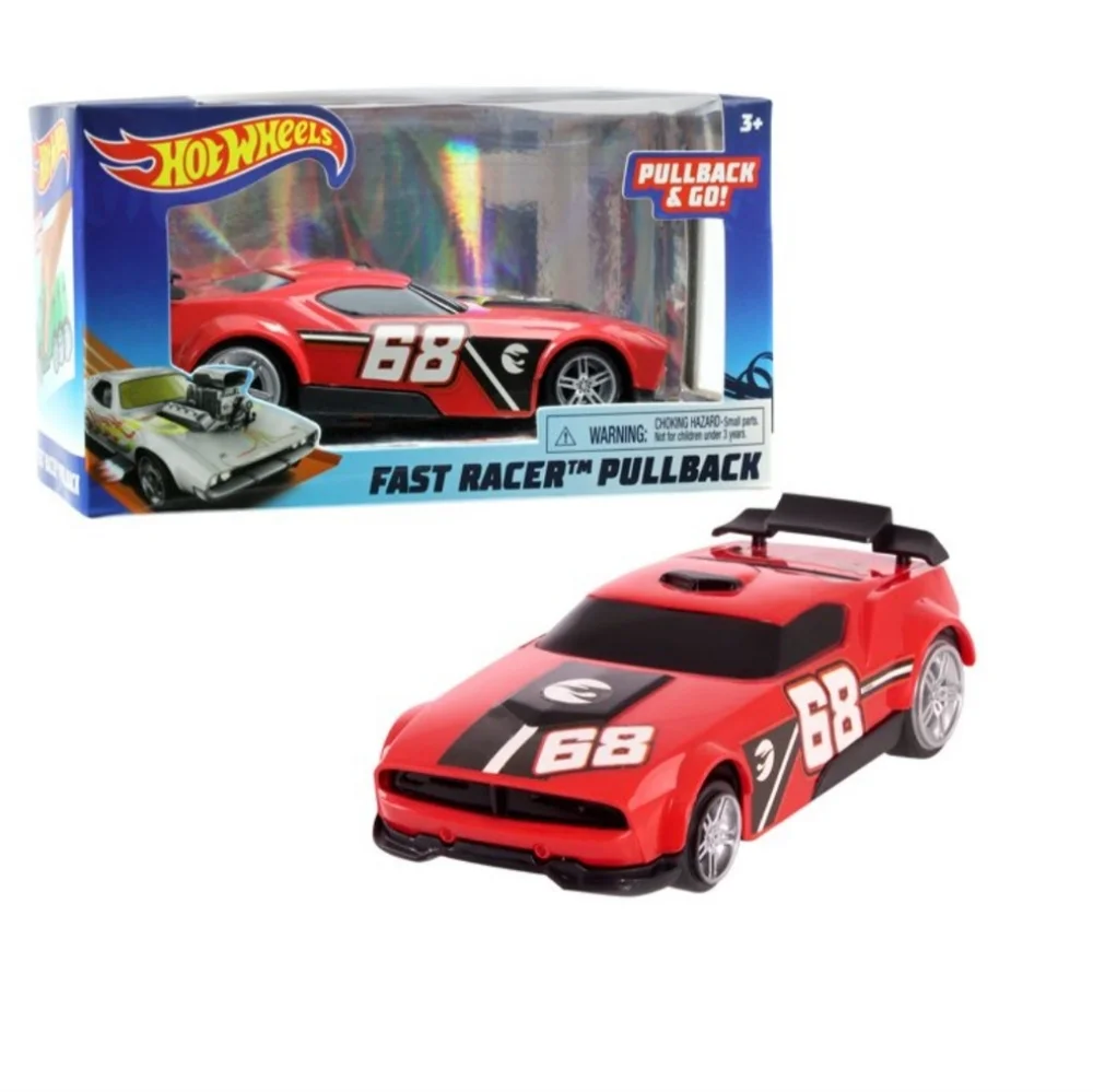 Hot Wheels Lot/2 Boys Pullback‎ Racers Blue & Red Fast Fish Cars